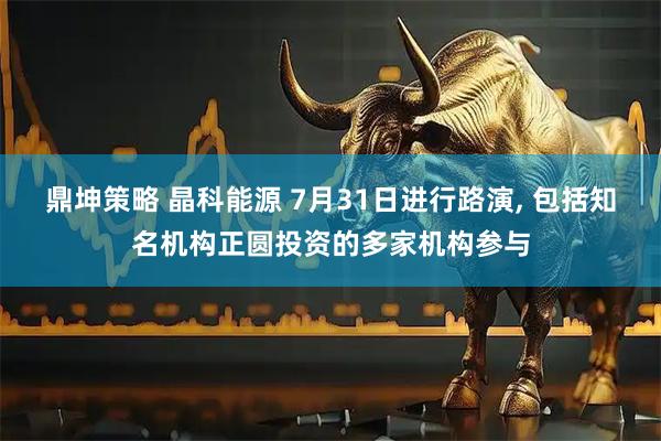 鼎坤策略 晶科能源 7月31日进行路演, 包括知名机构正圆投资的多家机构参与