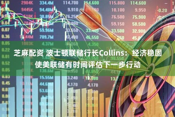 芝麻配资 波士顿联储行长Collins：经济稳固使美联储有时间评估下一步行动